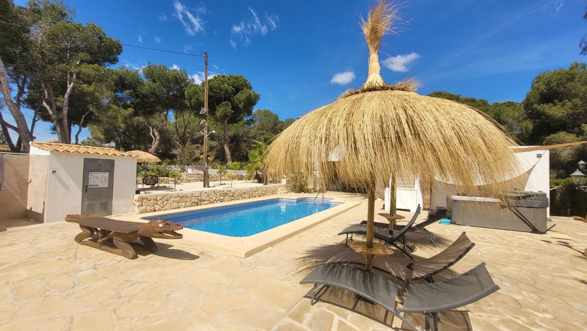 Casa Caledonia - Appartement Dans Villa Avec Jardin Arbore Et Piscine A 500 M De La Mer Benissa Eksteriør billede