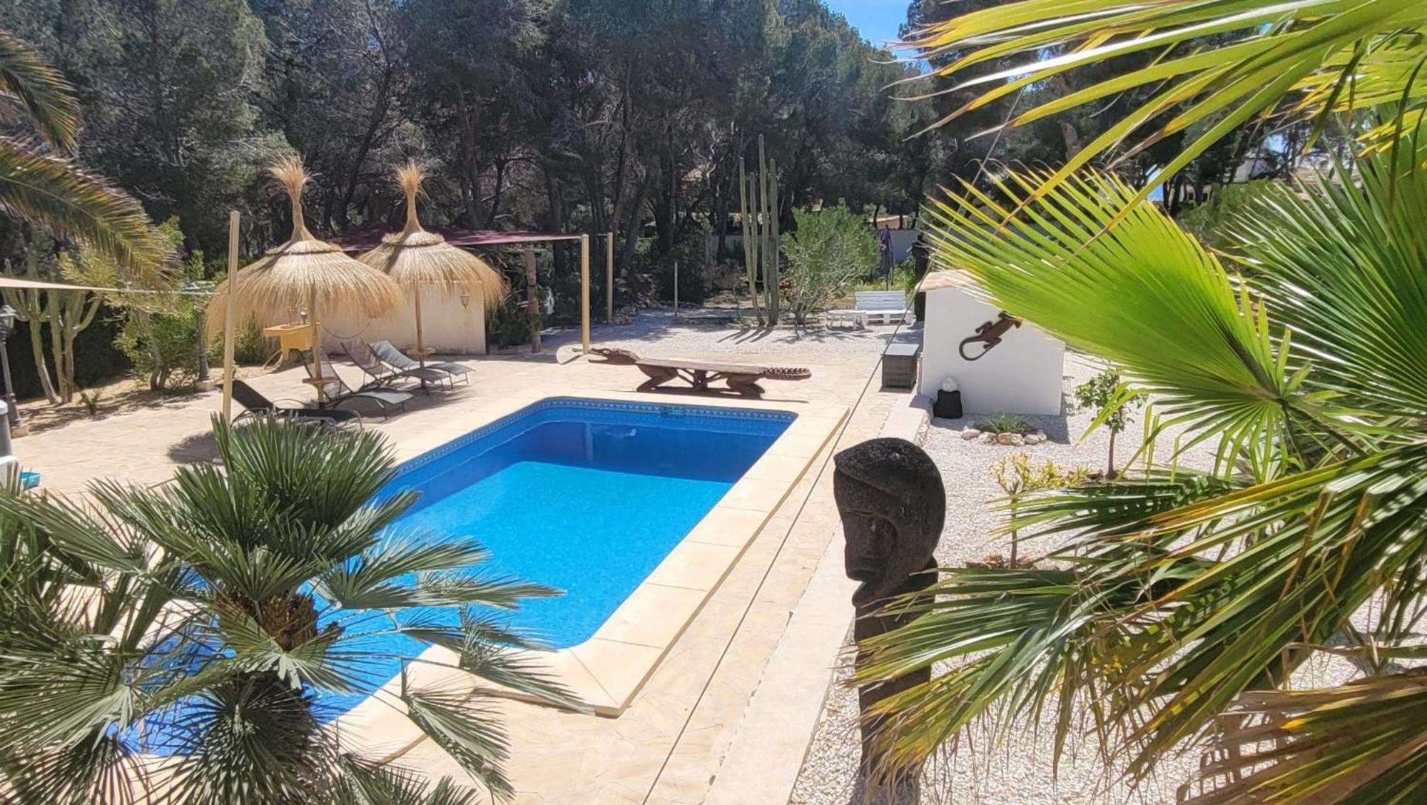 Casa Caledonia - Appartement Dans Villa Avec Jardin Arbore Et Piscine A 500 M De La Mer Benissa Eksteriør billede
